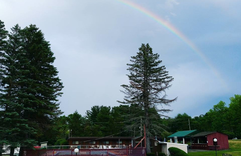 Exterior view of Acra Manor Resort.