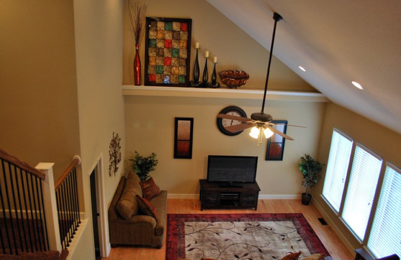 Rental living room at Vacation Home in Branson.