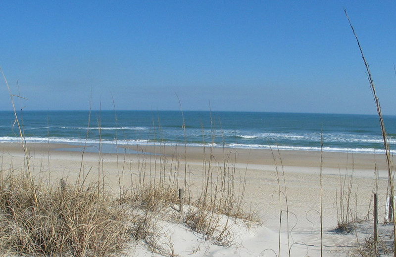Beach at Beach House Inn and Suites.