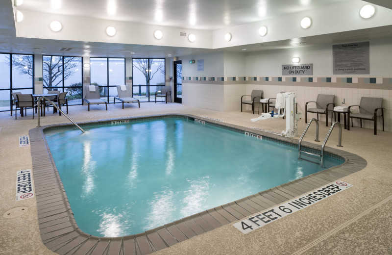 Indoor pool at Courtyard West Orange.