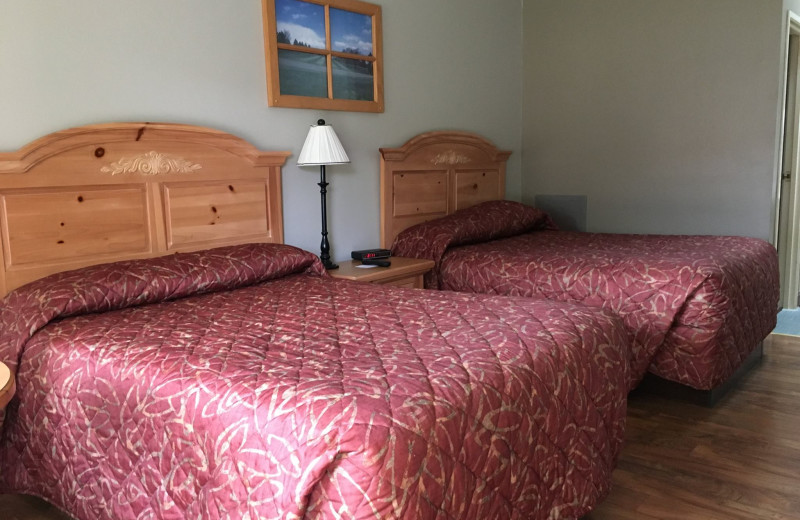 Guest room at The Lodge at Lykens Valley.