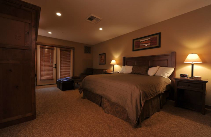 Guest room at Silver Mountain Resort.