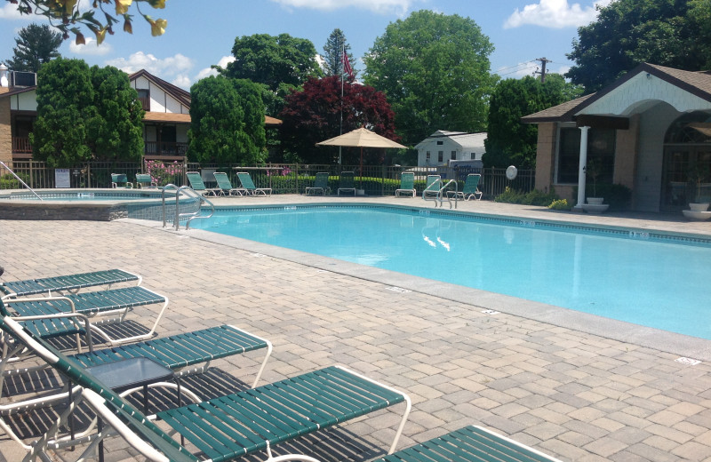 Outdoor pool at Central House Family Resort.