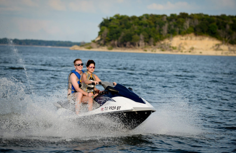 Jet ski at Tanglewood Resort and Conference Center.