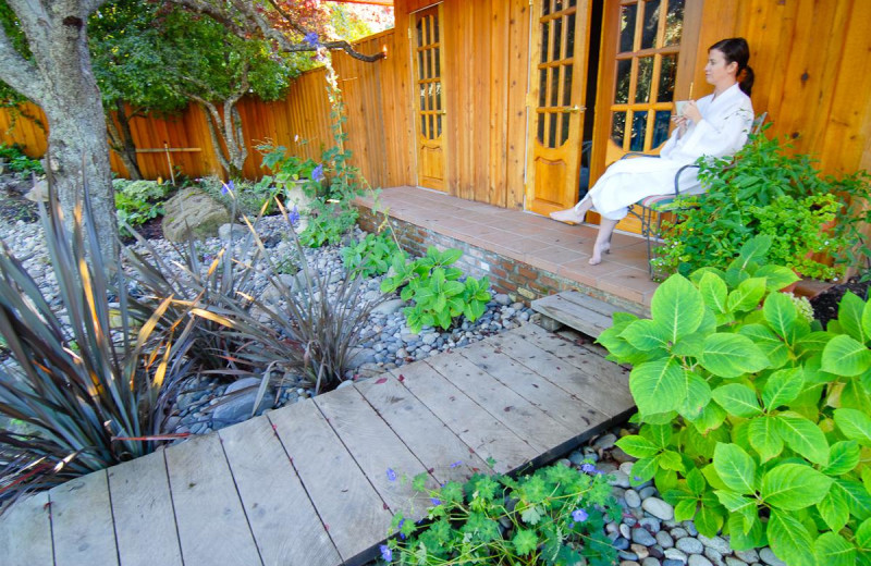 Garden at Galiano Oceanfront Inn and Spa.