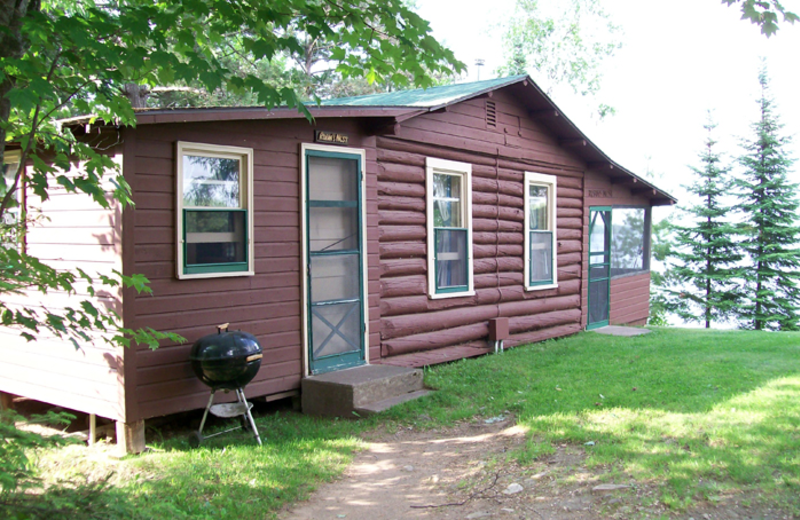 Cabin exterior at Northland Lodge.
