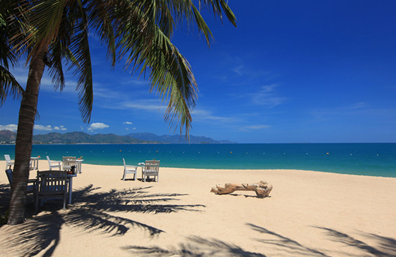 The beach at Ana Mandara Resort.