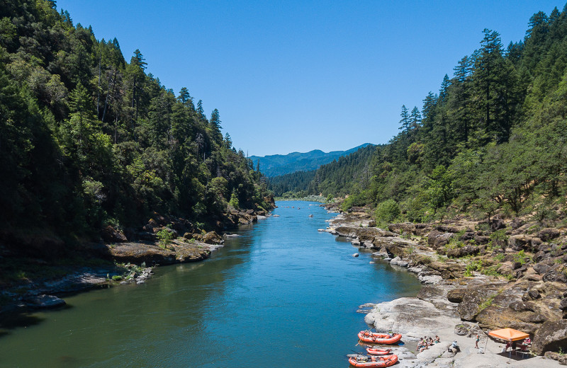 River view at Morrison's Rogue River Lodge.