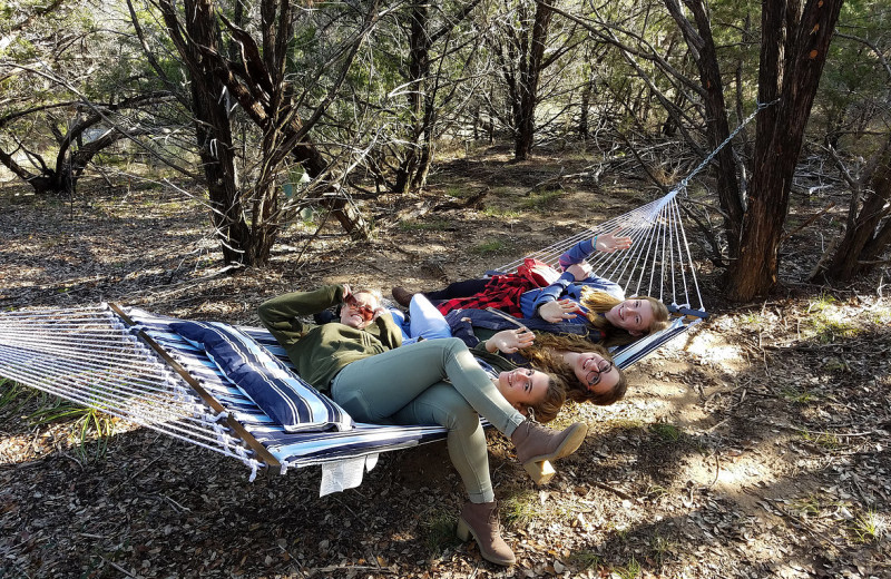 Family at Hill Country Casitas.