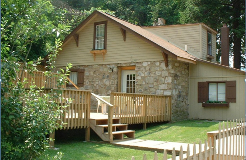 The Stone House cottage at Cheat River Lodge.