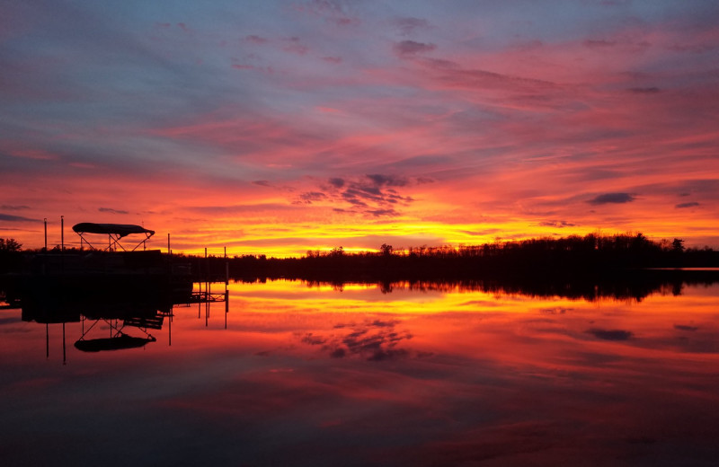 Sunset at Sunset Bay Resort.