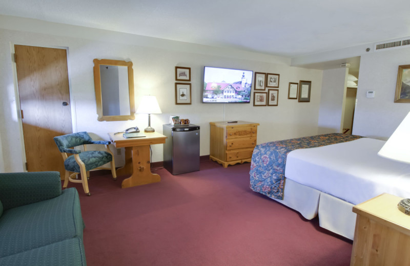 Guest room at Bavarian Inn of Frankenmuth.