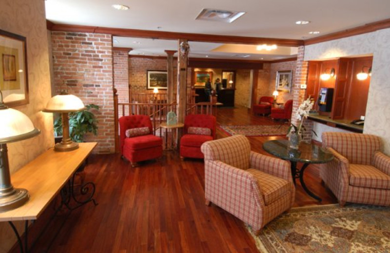 Lobby at St. Eugene Golf Resort & Casino.