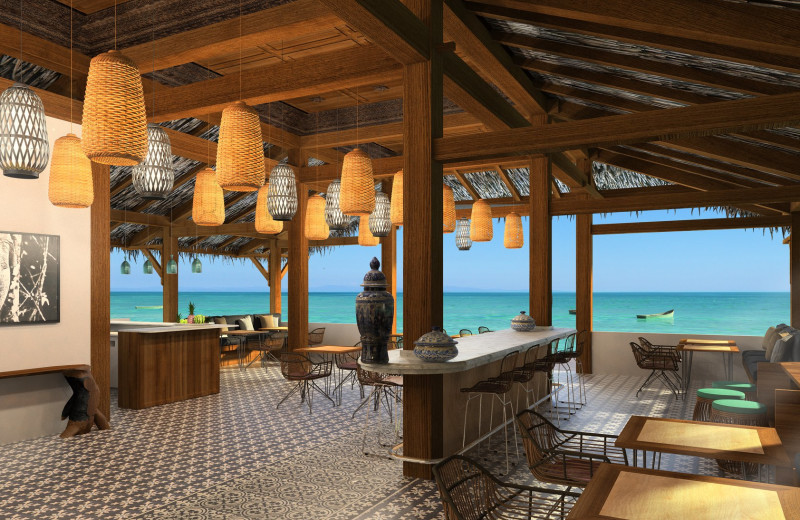 Render of restaurant at Bocas Bali Resort.