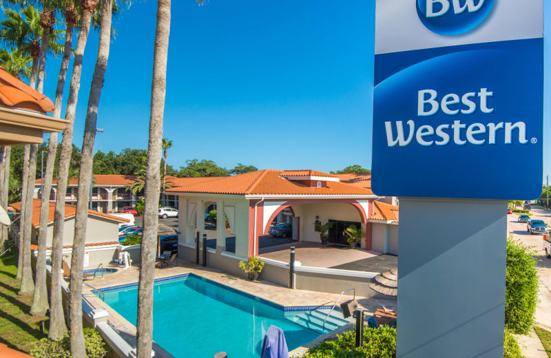 Outdoor pool at Best Western Historical Inn.