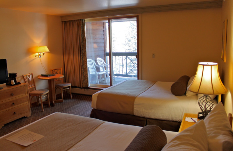 Guest room at Rock Creek Resort.