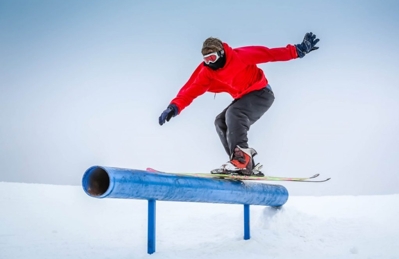 Skiing at Kohl's Resort.