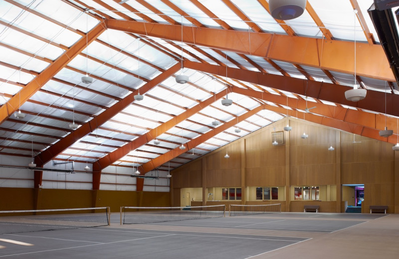 Tennis court at Cove Haven Entertainment Resorts.