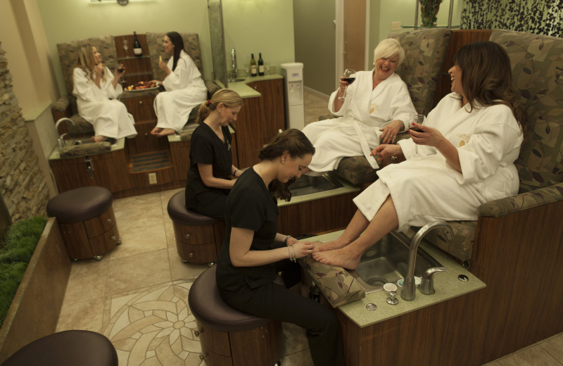 Pedicures at The Spa at Norwich Inn.