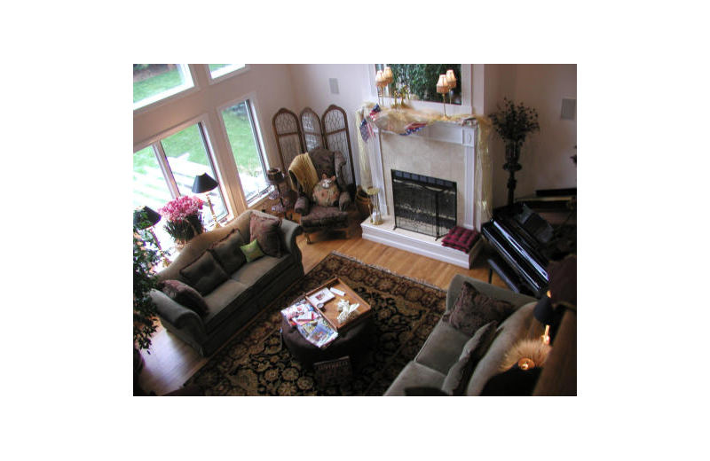 Living room at Canterbury Chateau Bed & Breakfast.