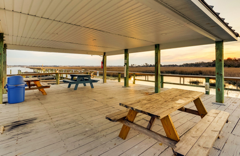 Picnic area at Palm Suites.