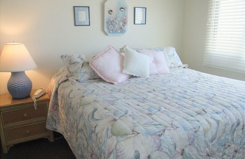 Rental bedroom at Carillon Beach Rentals.