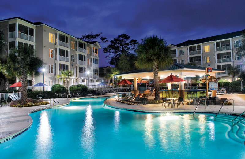 Outdoor pool at Holiday Inn Club Vacations South Beach Resort.