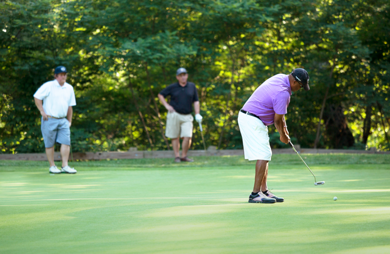 Golf course at Bristol Harbour Resort on Canandaigua Lake.