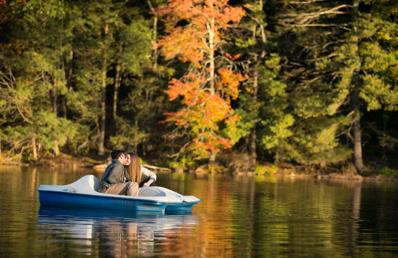 Paddle boat at Cove Haven Entertainment Resorts.