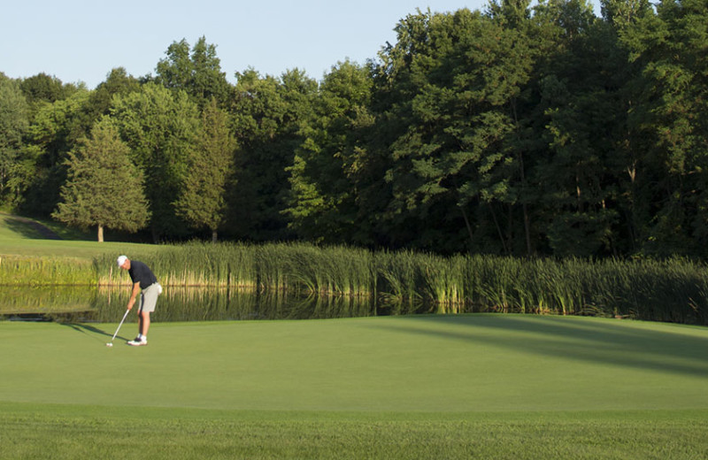 Golf course at Bristol Harbour Resort on Canandaigua Lake.