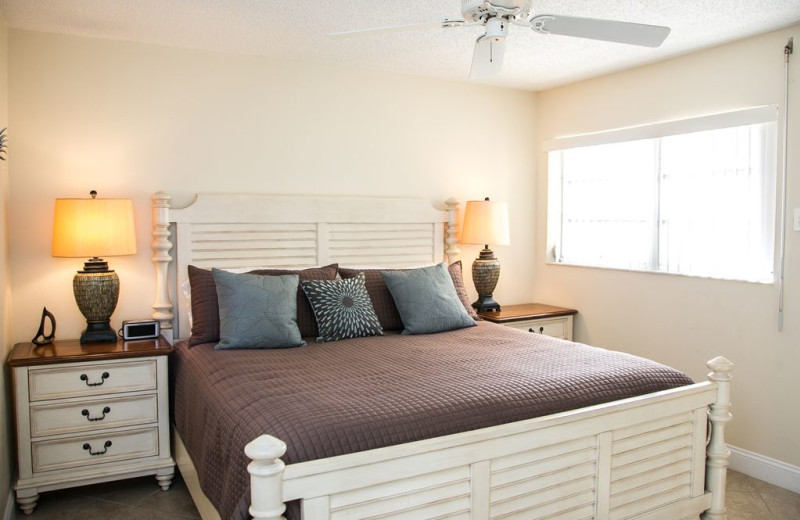 Rental bedroom at Harborview Rentals.