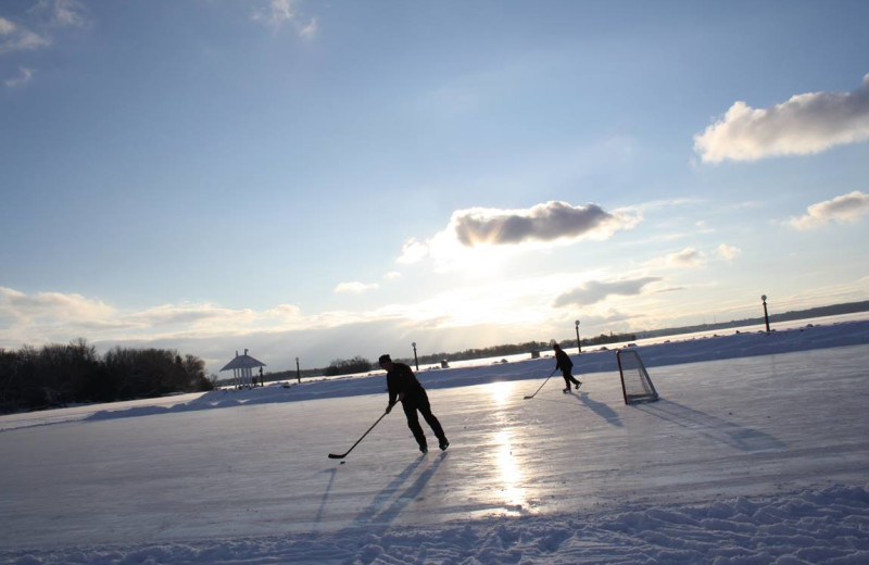 Hockey at Fern Resort.