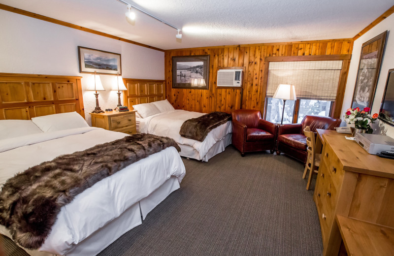 Guest room at Kandahar Lodge.