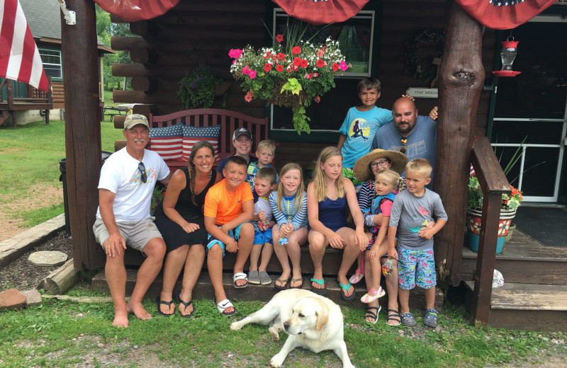 Family at Wilderness Bay Lodge and Resort.