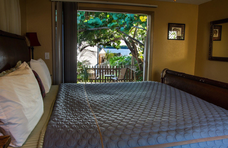 Guest room at Turtle Beach Resort.