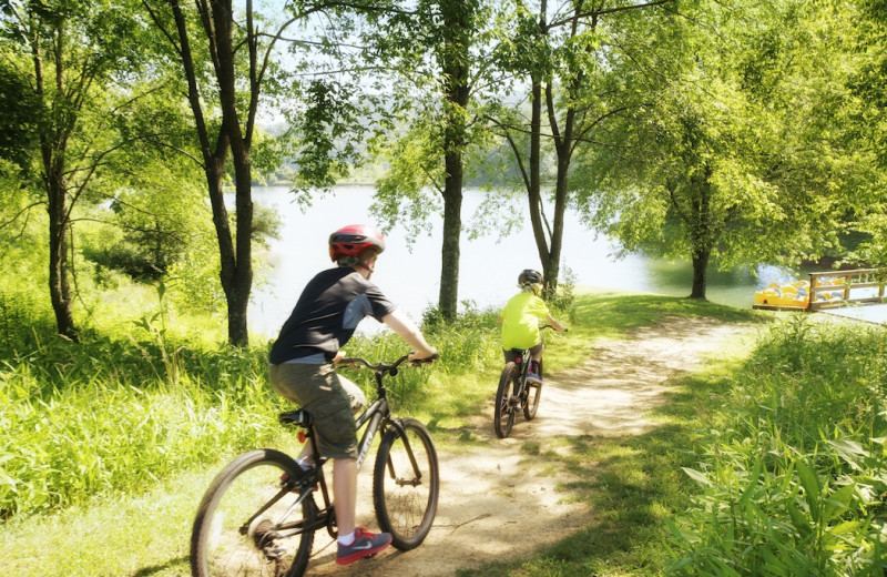 Biking at Stonewall Resort.