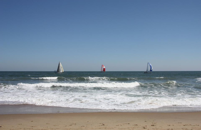 Beach at Four Sails Resort.