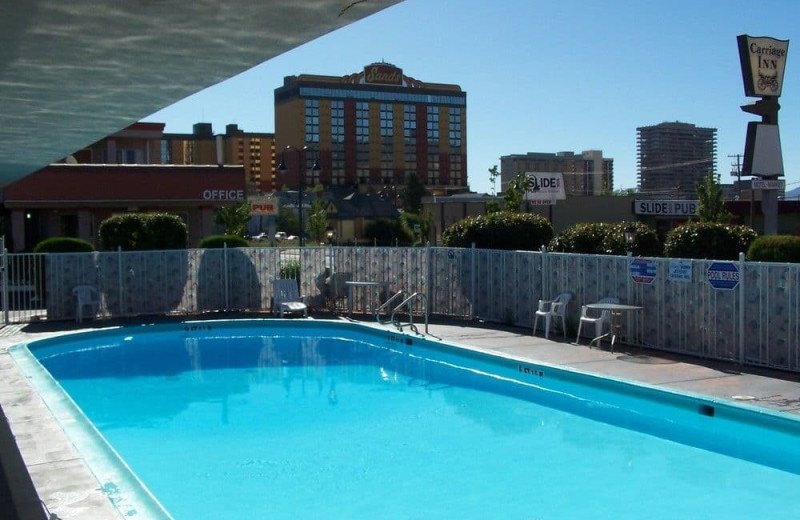Outdoor pool at Desert Rose Inn.