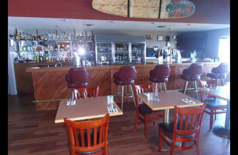 Hotel dining room at Surfrider Resort.