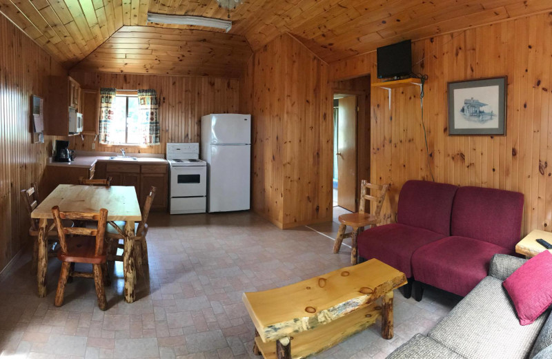 Cottage interior at Southview Cottages Resort.