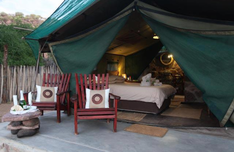 Tent at Epupa Camp.