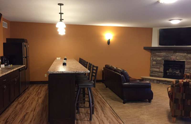 Guest room at Cragun's Resort and Hotel on Gull Lake.