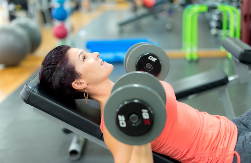 Fitness room at Red Mountain Resort & Spa.