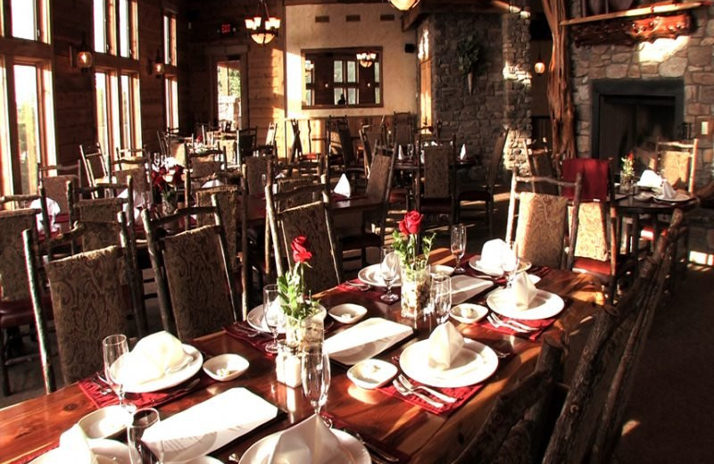 Dining room at Stonewater Cove Resort.