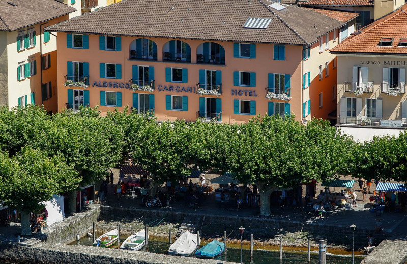 Exterior view of Albergo Carcani.