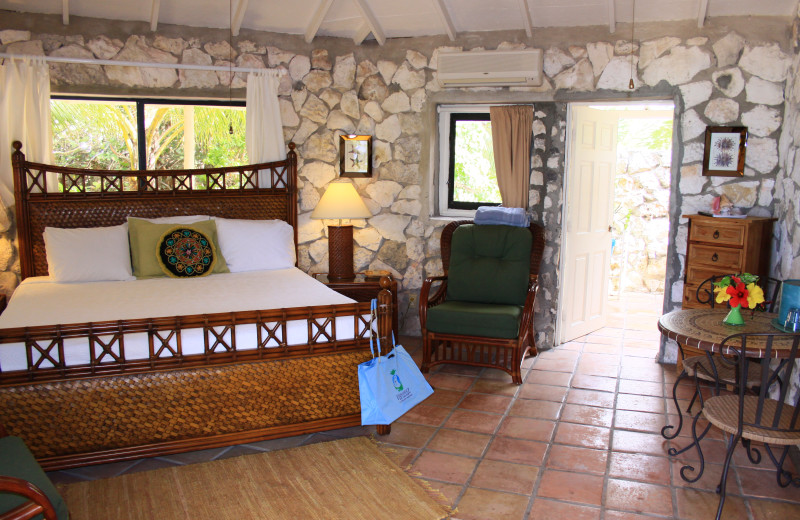 Guest bedroom at Fernandez Bay Village.