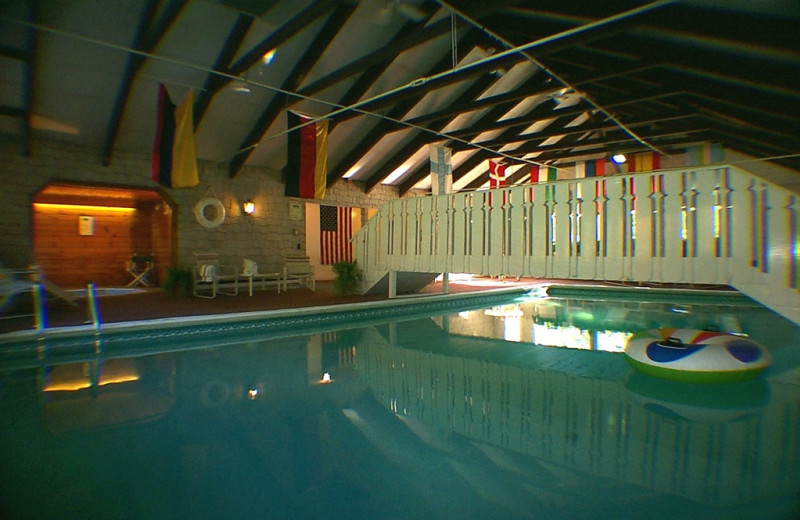 Indoor pool at Northern Lights Lodge.