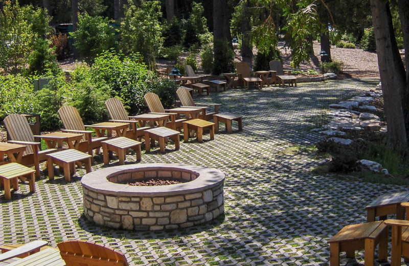 Patio at Gordon Lodge.