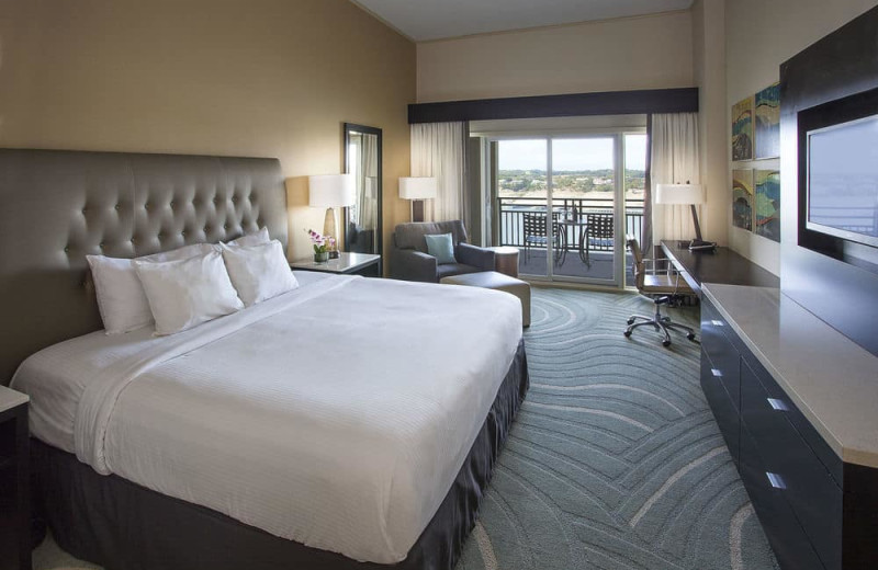 Guest room at Lakeway Resort and Spa.