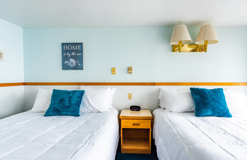 Guest room at Seagull Beachfront INN.